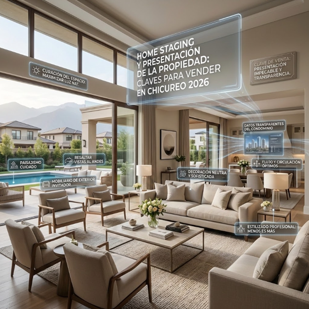 Home Staging y Presentación de la Propiedad: Claves para vender en Chicureo