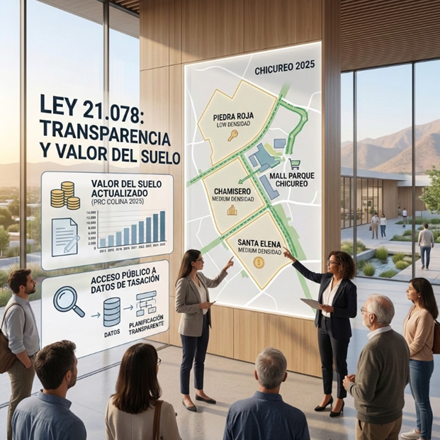Ley 21.078: Transparencia y Valor del Suelo en la Actualización del PRC de Colina